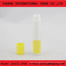 slim plastic mini lip balm tube